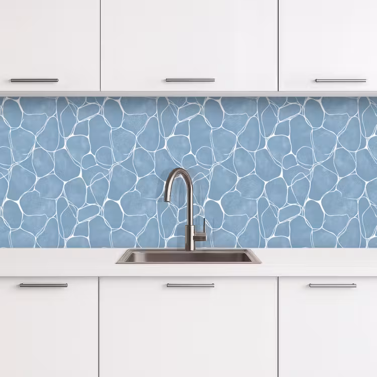 Kitchen splashback - Organic - Pattern - Blue — 4