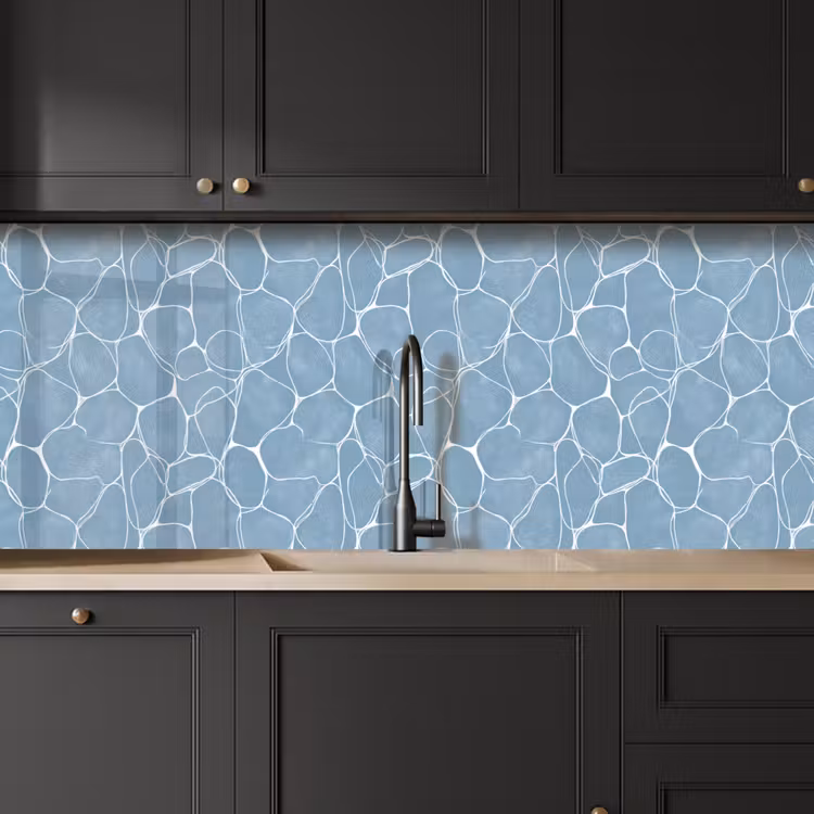 Kitchen splashback - Organic - Pattern - Blue — 6