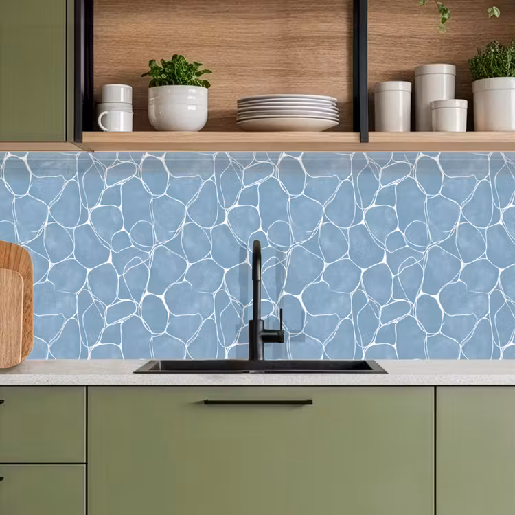 Kitchen splashback - Organic - Pattern - Blue — 8