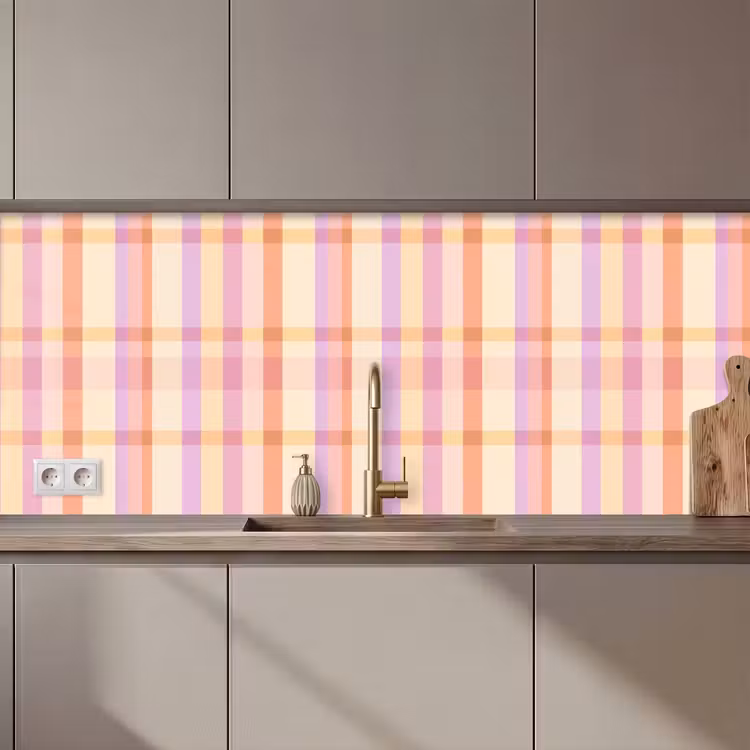 Kitchen splashback - Pastel - off pattern - Geometric — 1