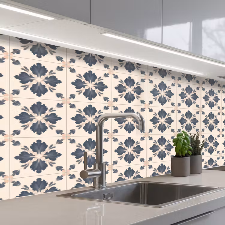 Kitchen splashback - Leaf shape - Classic - Colorful — 2
