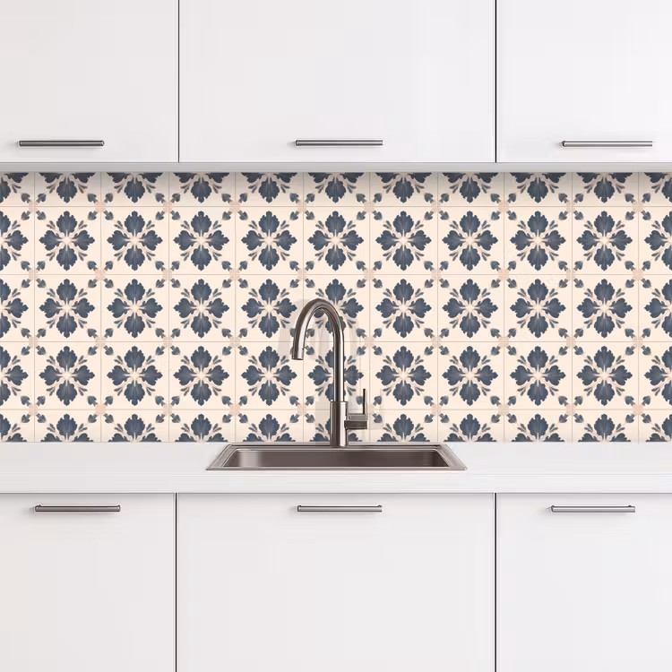 Kitchen splashback - Leaf shape - Classic - Colorful — 4