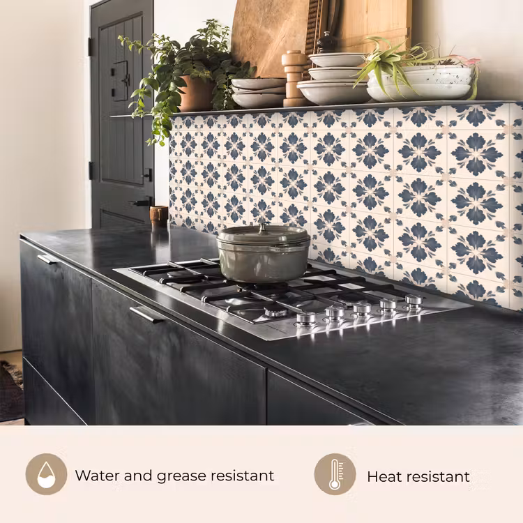 Kitchen splashback - Leaf shape - Classic - Colorful — 5