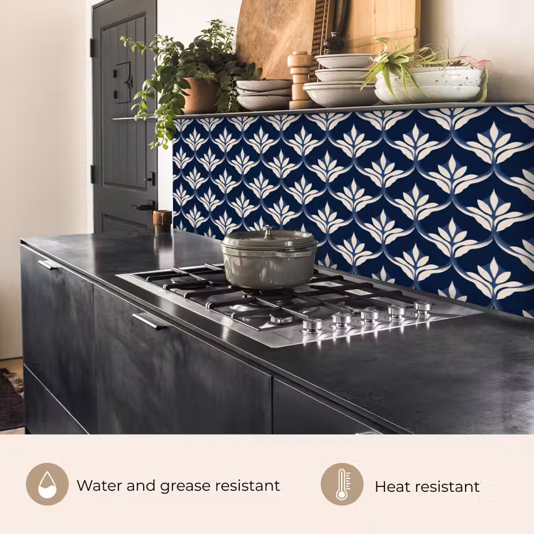 Kitchen splashback - Modern - Design - Blue — 5