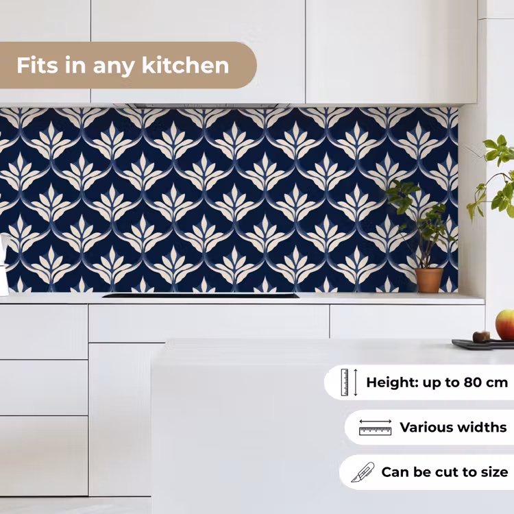 Kitchen splashback - Modern - Design - Blue — 7