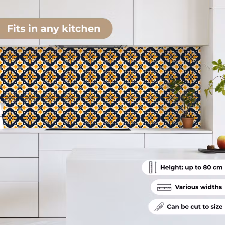 Kitchen splashback - Pattern - Decorative tile - Colorful — 7