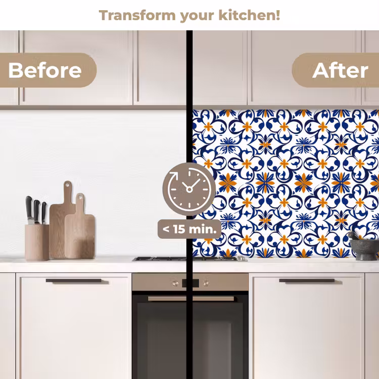 Kitchen splashback - Pattern - Modern - Colorful — 3