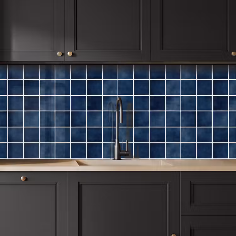 Kitchen splashback - Tile - Modern - Blue — 6