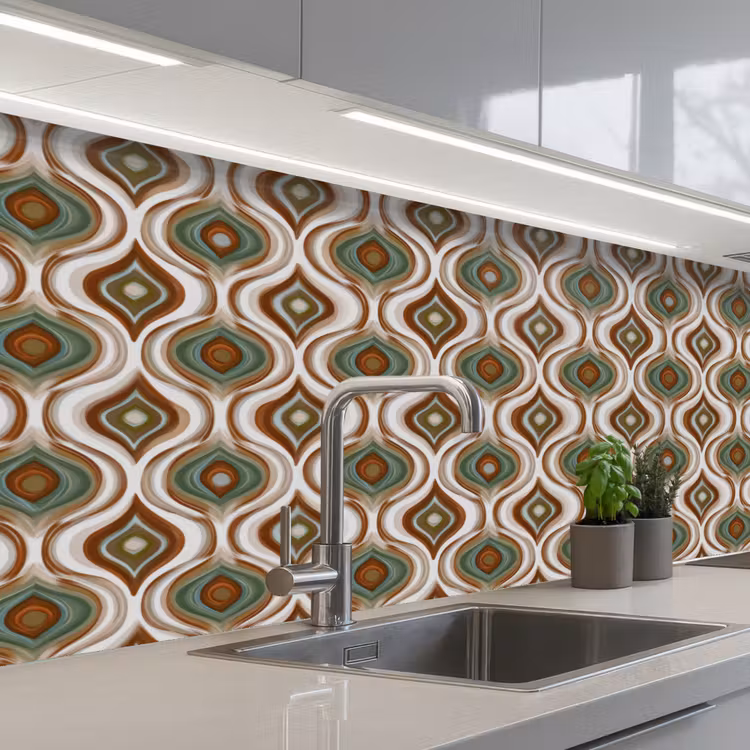 Kitchen splashback - Motif - Pattern - Colorful — 2