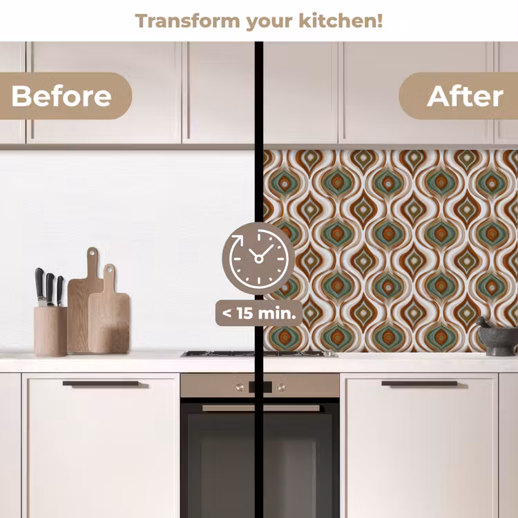 Kitchen splashback - Motif - Pattern - Colorful — 3