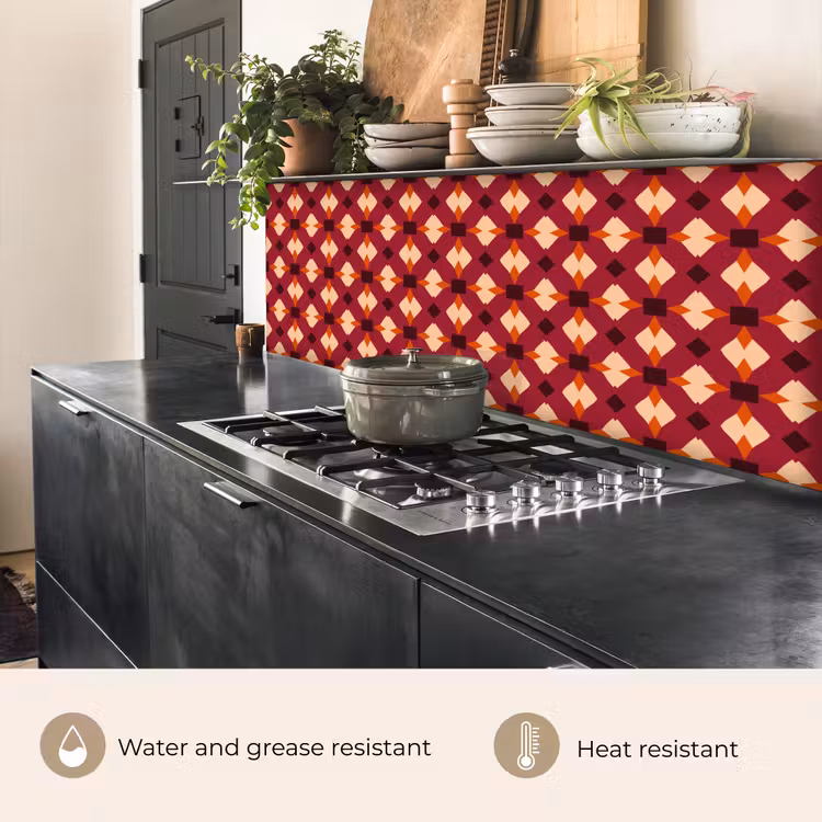 Kitchen splashback - Retro - Pattern - Colorful — 5