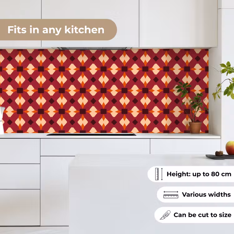 Kitchen splashback - Retro - Pattern - Colorful — 7