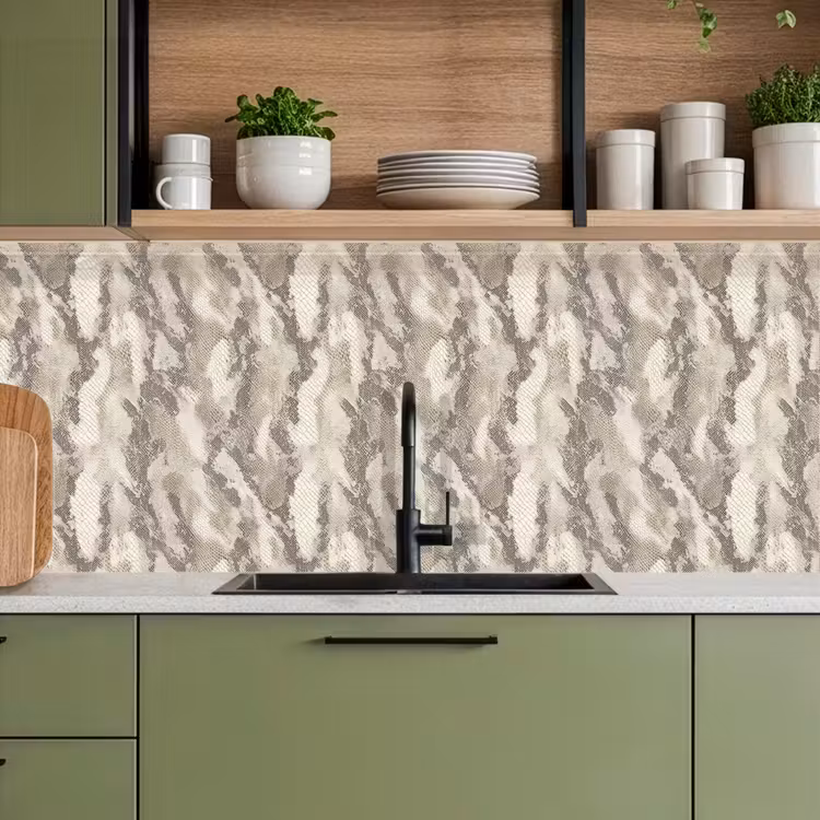 Kitchen splashback - Snake - Pattern - Taupe — 8