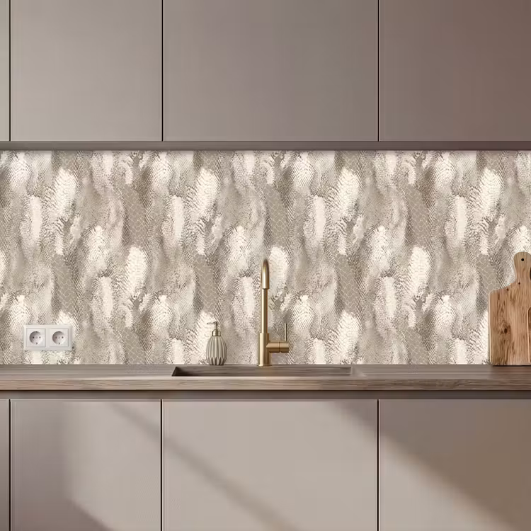 Kitchen splashback - Snake - Texture - Sand — 1