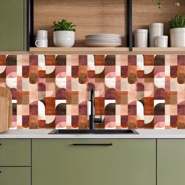 Kitchen splashback - Geometry - Modern - Retro — 8