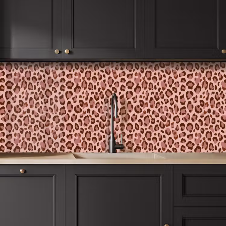 Kitchen splashback - Leopard - Pattern - Pink — 6