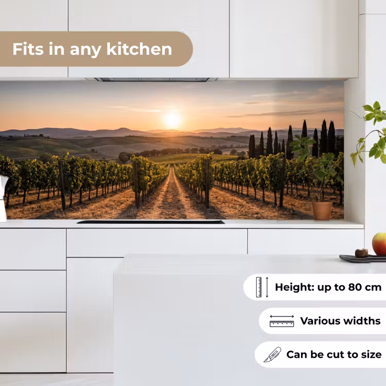 Kitchen splashback - Vineyard - Sunset - Landscape — 7