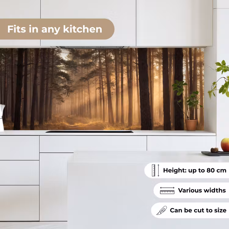 Kitchen splashback - Forest - Fog - Sunlight — 7