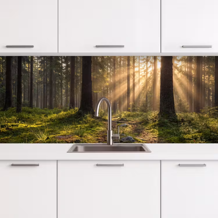 Kitchen splashback - Forest - Sunlight - Grass — 4