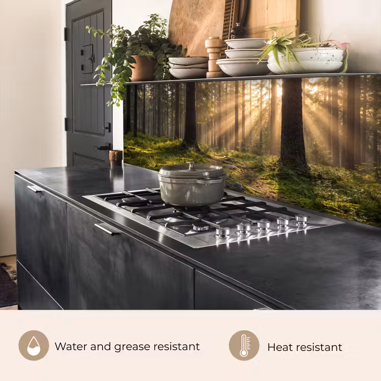 Kitchen splashback - Forest - Sunlight - Grass — 5