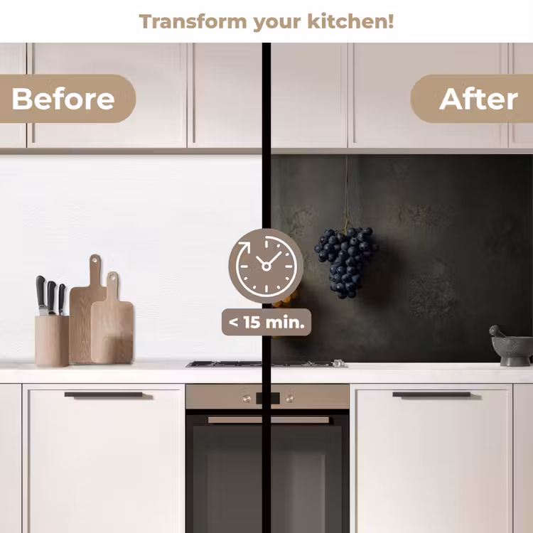 Kitchen splashback - Grapes - Colorful - Wall — 3