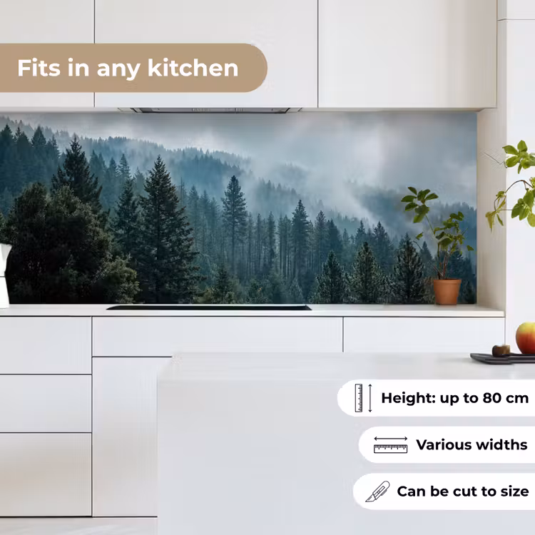 Kitchen splashback - Naaldwoud - Bergen - Mist — 7