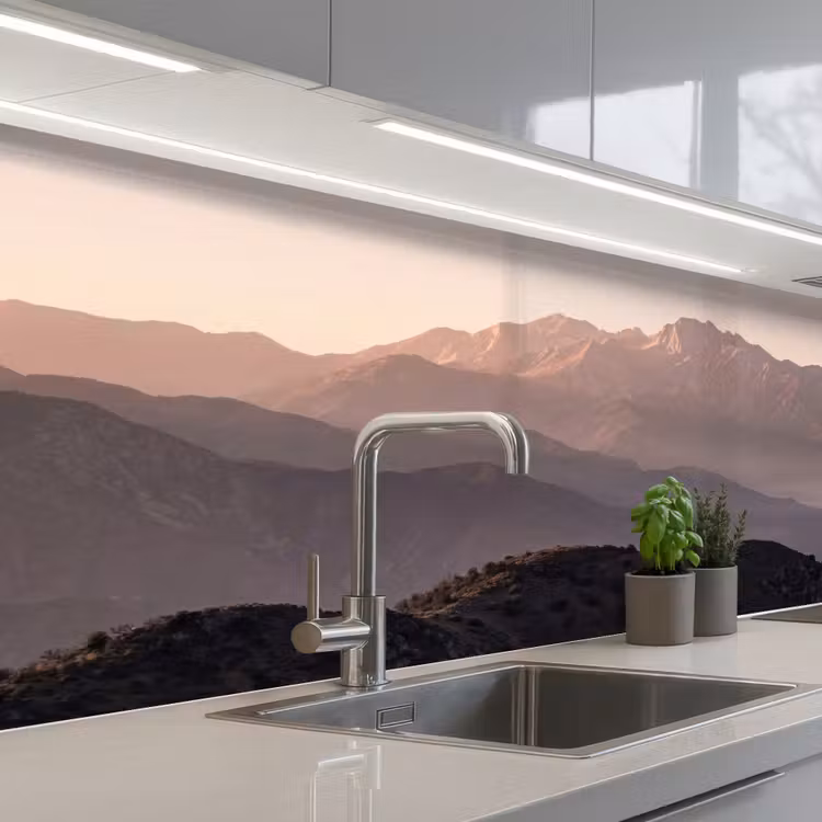 Kitchen splashback - Panorama - Landscape - Mountains — 2