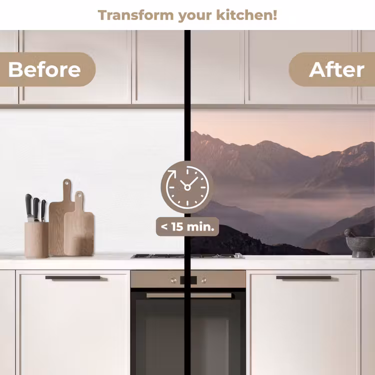 Kitchen splashback - Panorama - Landscape - Mountains — 3