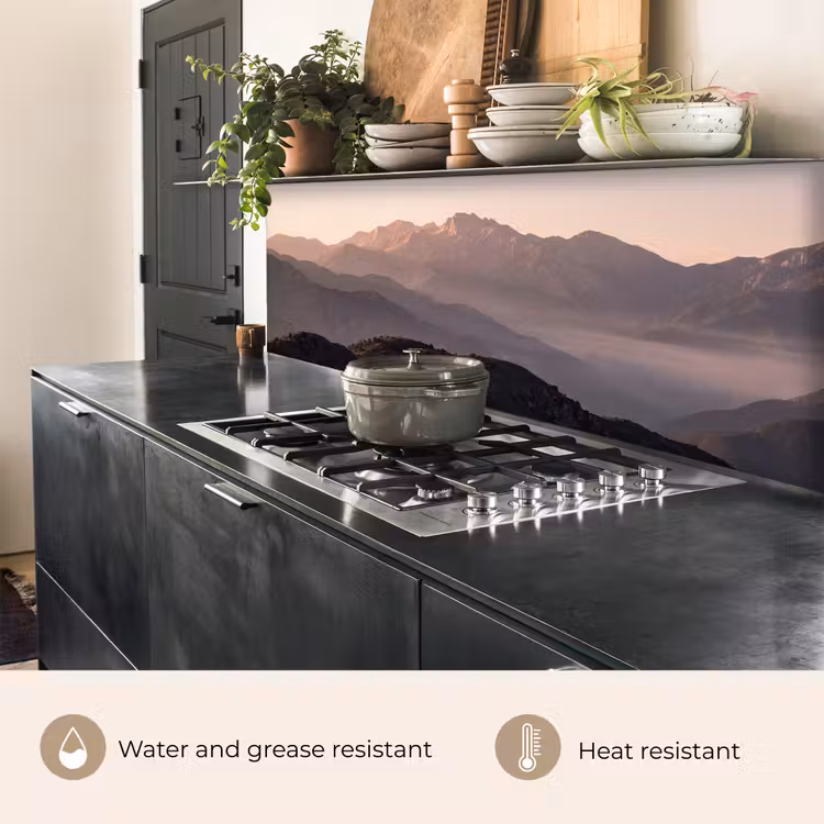 Kitchen splashback - Panorama - Landscape - Mountains — 5
