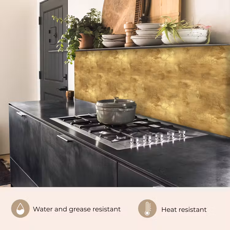 Kitchen splashback - Industrial - Texture - Gold — 5
