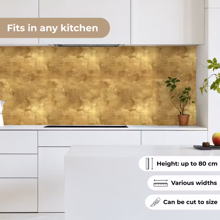 Kitchen splashback - Industrial - Texture - Gold — 7