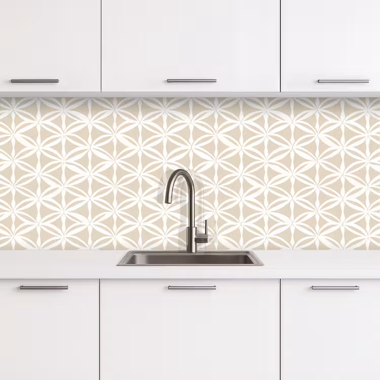 Kitchen splashback - Motif - Modern - Beige — 4