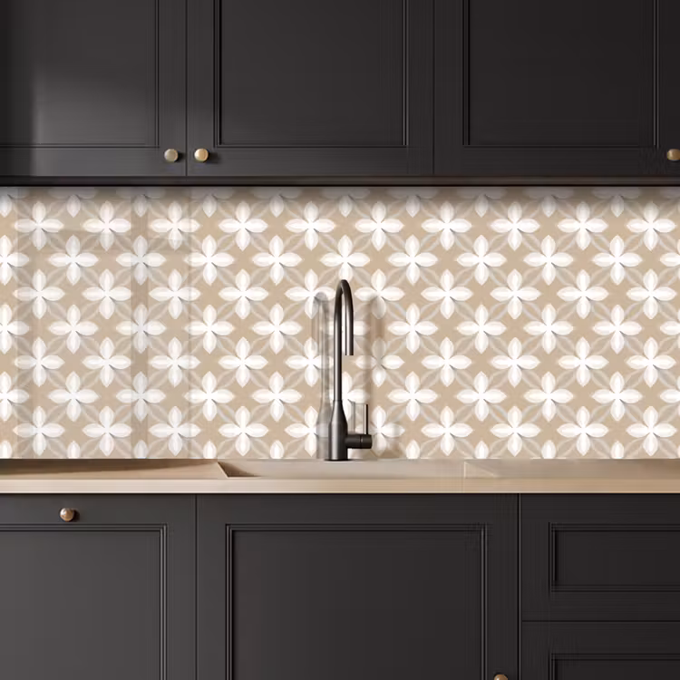 Kitchen splashback - Pattern - Symmetrical - Beige — 6