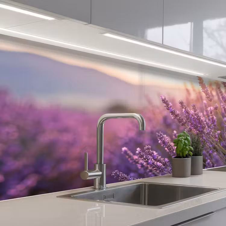Kitchen splashback - Lavender - Purple - Sunlight — 2