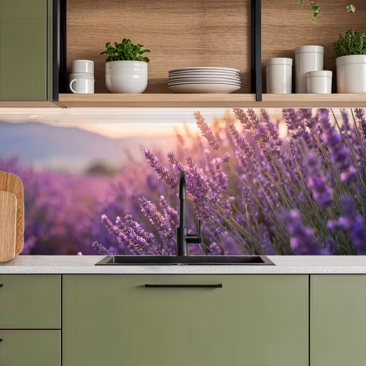 Kitchen splashback - Lavender - Purple - Sunlight — 8