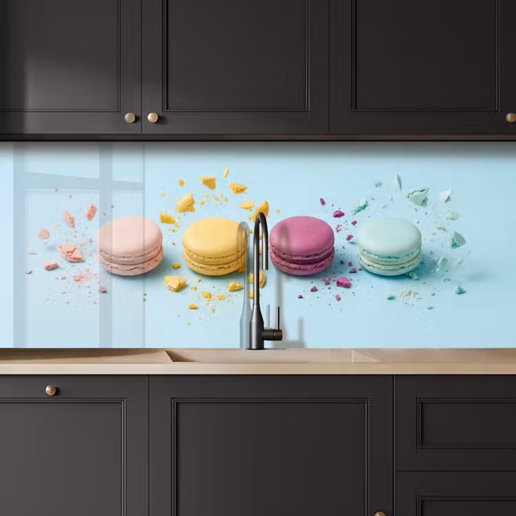 Kitchen splashback - Macaroons - Colorful - Pastel — 6