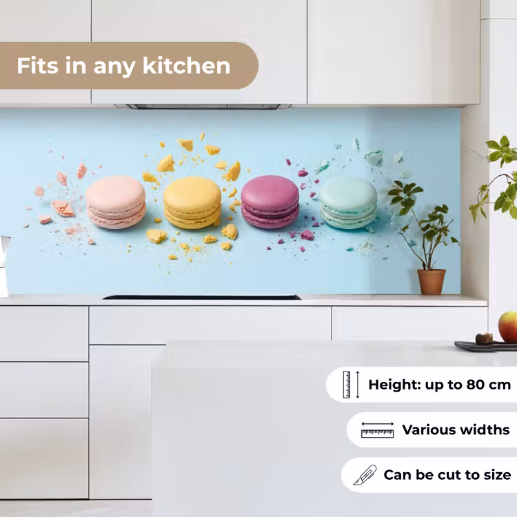 Kitchen splashback - Macaroons - Colorful - Pastel — 7