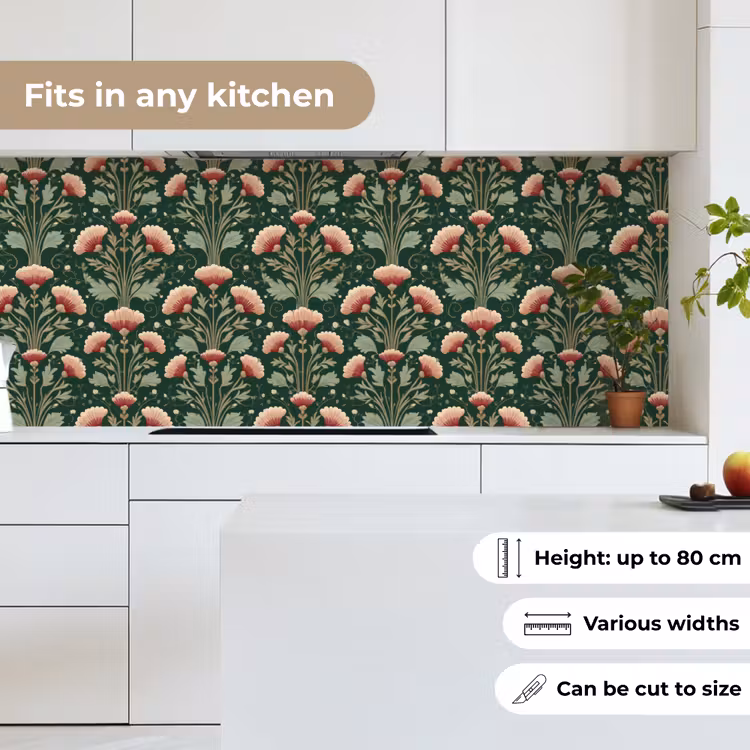 Kitchen splashback - Pattern - Botanical - Colorful — 7
