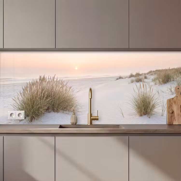 Kitchen splashback - Horizon - Dune landscape - Sand — 1
