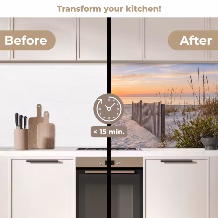 Kitchen splashback - Sunset - Beach - Sand — 3