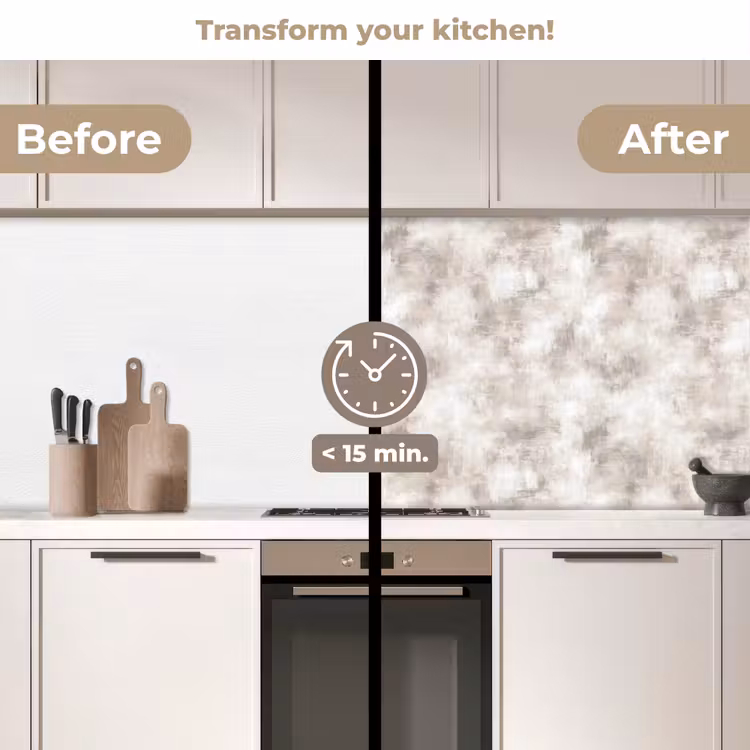 Kitchen splashback - Organic - Patterned - Melange — 3