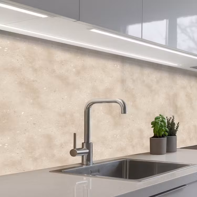 Kitchen splashback - Texture - Speckles - Beige — 2
