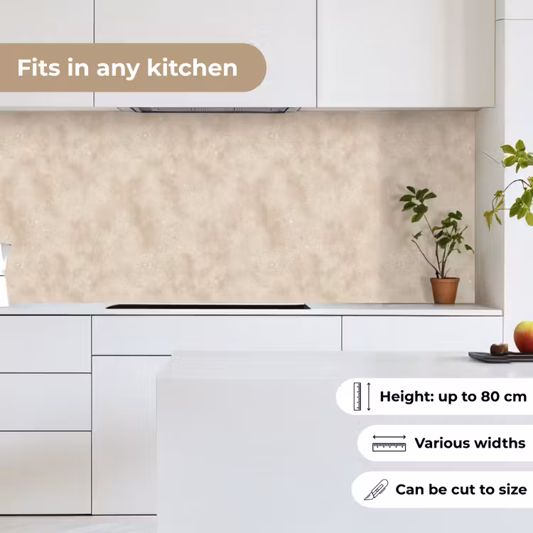 Kitchen splashback - Texture - Speckles - Beige — 7