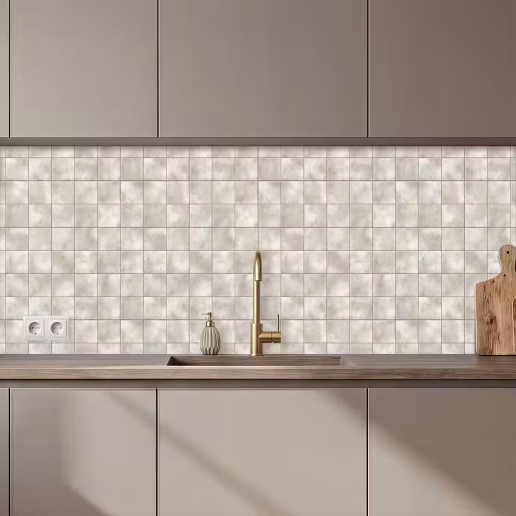 Kitchen splashback - Tiles - Natural - Gray — 1