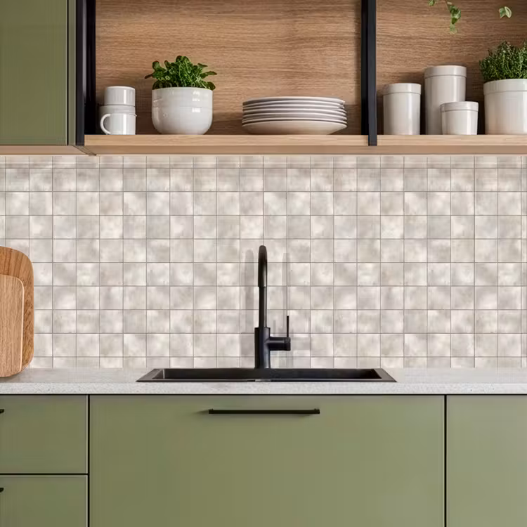 Kitchen splashback - Tiles - Natural - Gray — 8
