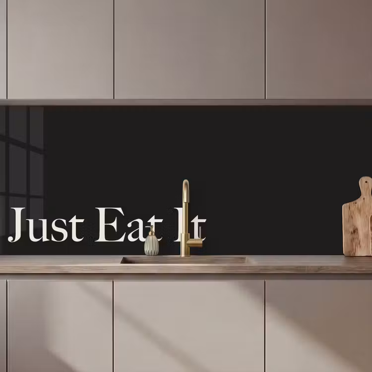 Kitchen splashback - Just Eat It — 1
