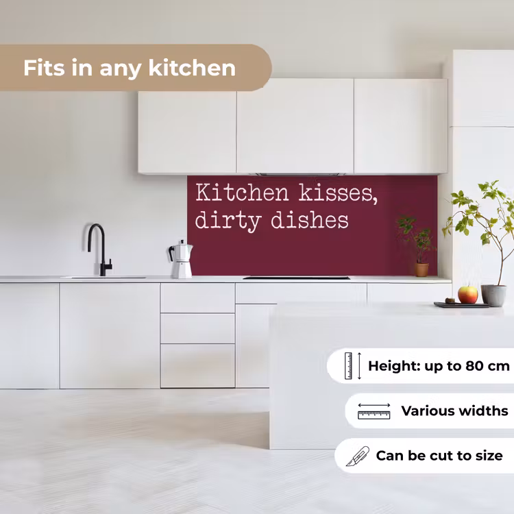 Kitchen splashback - Kitchen kisses, dirty dishes — 7