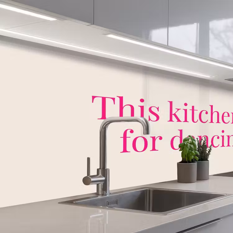 Kitchen splashback - This kitchen is for dancing — 2