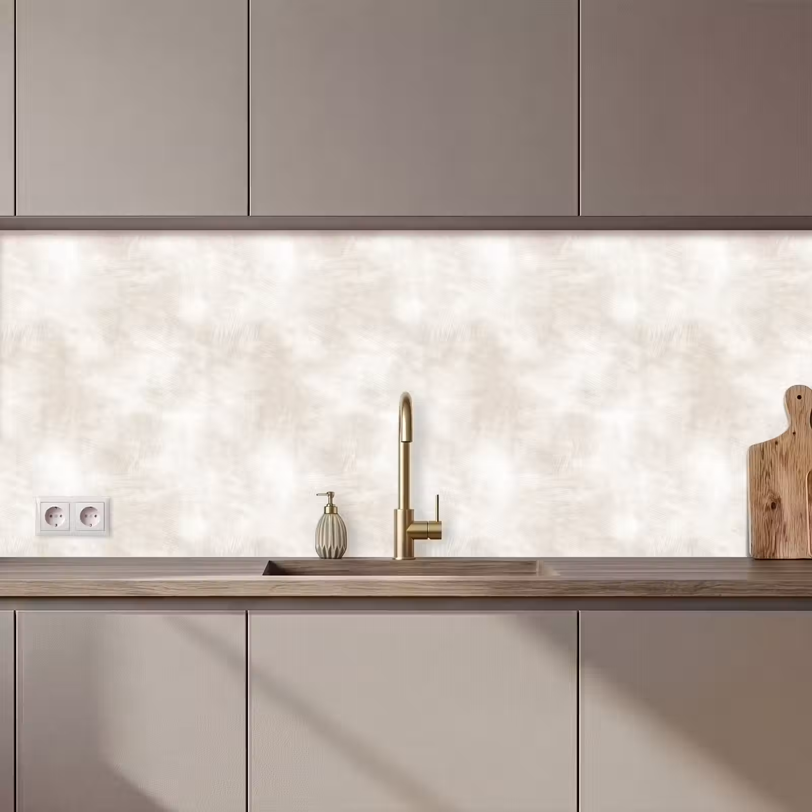 Kitchen splashback - Subtle - Texture - Beige — 1