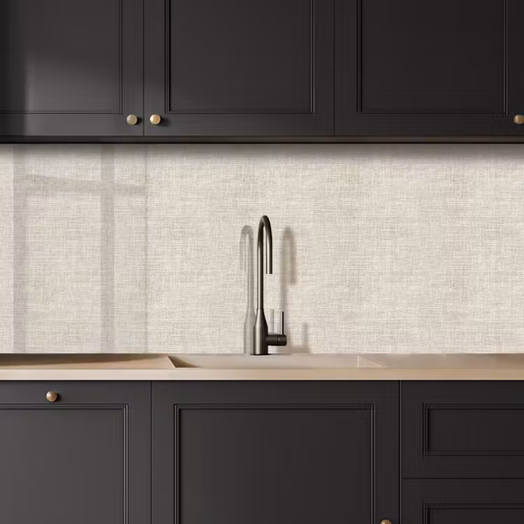 Kitchen splashback - Linen - Texture - Beige — 6